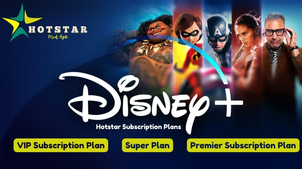 Disney plus Hotstar Subscription Plans
