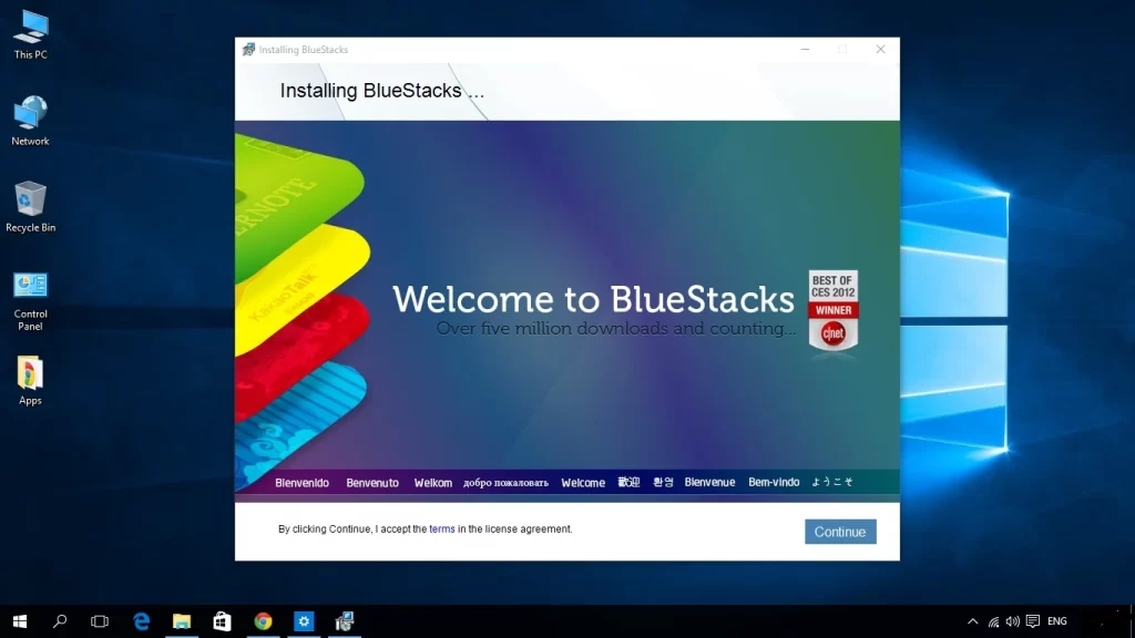 Download, Setup, and Run Bluestacks on a PC